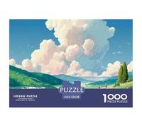 Sinoshow_24085_a_Colorful_Train_is_Running_on_The_Grassland_sur_b959f54d-f3cf-44ef-b2e5-93782a718806_4 1000 Pièces Puzzles Difficile, Dur, Quasi Impossible Jeu De Puzzle, Jeu Familial Anti-Stress, Ca