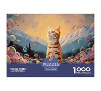 Sinoshow_24085_a_Cute_American_Shorthair_Cat_is_Standing_in_The_65dac12c-037b-49ae-a3a4-8abbd8b0c61e_1 1000 Pièces Puzzles Difficile, Dur, Quasi Impossible Jeu De Puzzle, Cadeau De Noël Aux Images Éc