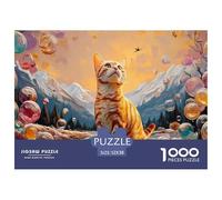 Sinoshow_24085_a_Cute_American_Shorthair_Cat_is_Standing_in_The_65dac12c-037b-49ae-a3a4-8abbd8b0c61e_4 1000 Pièces Puzzles Difficile, Dur, Quasi Impossible Jeu De Puzzle, Cadeau De Noël Aux Images Éc