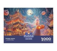 Sinoshow_24085_a_Cute_Anime_Girl_with_Long_White_Hair_and_Orang_551505e4-96c6-4b0f-8056-96a1baa26749_1 1000 Pièces Casse-tête Difficile, Dur, Quasi Impossible Puzzle, Cadeau De Noël Aux Images Éclata