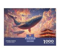 Sinoshow_24085_a_Cute_Blue_Whale_Flies_Over_The_City_with_Sever_9a8ba13e-4c72-4ad1-a291-c94ba3fd487f_4 1000 Pièces Casse-tête Stimulant Et Éducatif Jeu De Puzzle, Jeu Familial Anti-Stress, Cadeaux D'