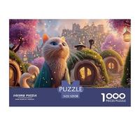 Sinoshow_24085_a_Cute_Cat_Wearing_Hanfu_Stands_in_The_Center_of_afb51454-4318-49d1-844c-a41ae167fb3c_1 1000 Pièces Casse-tête Difficile, Dur, Quasi Impossible Jeu De Puzzle, Jouets Éducatifs Uniques