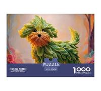 Sinoshow_24085_a_Cute_Dog_Made_of_Lettuce_with_Detailed_Texture_96dac0ca-c261-4f94-b751-71b9a32bd4ce_4 1000 Pièces Puzzles Difficile, Dur, Quasi Impossible Puzzle, Jeu Familial Anti-Stress, Cadeaux D