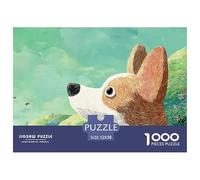 Sinoshow_24085_a_Cute_Dog_Painted_in_The_Style_of_Maud_Lewis_wi_2d6be034-06ab-4ca7-8e48-266b70f1f47c_1 1000 Pièces Puzzles Difficile, Dur, Quasi Impossible Puzzle, Jeu Familial Anti-Stress, Jouets FA