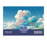 Sinoshow_24085_a_Cute_Dragon_Flying_in_The_Sky_Surrounded_by_co_81098006-e43d-4654-8c09-daef8d4d7b72_1 1000 Pièces Casse-tête Amusant, Stimulant Et Cérébral Jeu De Puzzle, Jeu Familial Anti-Stress, J
