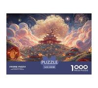 Sinoshow_24085_a_Cute_Fantasy_World_with_Hobbit-Like_Huts_a_lar_cc04eec0-a4ea-41c1-b885-8117ca49021d_4 1000 Pièces Casse-tête Stimulant Et Éducatif Jeu De Puzzle, Jouets Éducatifs Uniques Et Stimulan