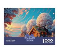 Sinoshow_24085_a_Cute_Ghibli-Style_Cartoon_of_a_Hobbit_Village__60f8a603-e28d-4879-a3e2-ece4d3b4b957_4 1000 Pièces Casse-tête Amusant, Stimulant Et Cérébral Jeu De Puzzle, Jouets Éducatifs Uniques Et