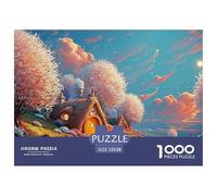 Sinoshow_24085_a_Cute_Kawaii_Scene_of_Hobbit_Houses_in_The_Shir_16715b31-0df8-4890-a474-72d182e89f76_1 1000 Pièces Casse-tête Amusant, Stimulant Et Cérébral Jeu De Puzzle, Cadeau De Noël Aux Images É