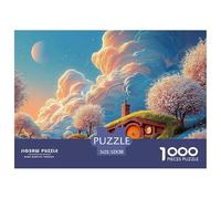 Sinoshow_24085_a_Cute_Kawaii_Scene_of_Hobbit_Houses_in_The_Shir_16715b31-0df8-4890-a474-72d182e89f76_2 1000 Pièces Puzzles Difficile, Dur, Quasi Impossible Jeu De Puzzle, Cadeau De Noël Aux Images Éc