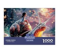 Sinoshow_24085_a_Cute_Little_Girl_is_Sitting_on_The_Back_of_an__47746f9e-9ec3-42e5-9db6-31409d9ea5b0_1 1000 Pièces Casse-tête Stimulant Et Éducatif Puzzle, Jeu Familial Anti-Stress, Cadeaux D'anniver