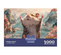 Sinoshow_24085_a_Cute_Little_Hamster_is_Dancing_with_Its_Back_t_42be3ccc-e234-4a8f-bd40-bacb3747bb36_4 1000 Pièces Casse-tête Stimulant Et Éducatif Jeu De Puzzle, Cadeau De Noël Aux Images Éclatantes