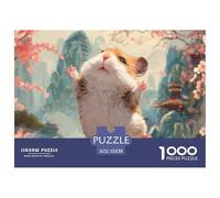 Sinoshow_24085_a_Cute_Little_Hamster_is_Dancing_with_Its_Back_t_42be3ccc-e234-4a8f-bd40-bacb3747bb36_1 1000 Pièces Casse-tête Stimulant Et Éducatif Puzzle, Jeu Familial Anti-Stress, Cadeaux D'anniver