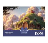 Sinoshow_24085_a_Cute_Little_House_with_Green_Grass_on_The_Roof_ea8fd3a6-40b6-44cc-ae95-22aa8cce76b6_4 1000 Pièces Casse-tête Stimulant Et Éducatif Puzzle, Cadeau De Noël Aux Images Éclatantes, Jouet
