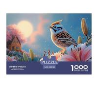 Sinoshow_24085_a_Cute_Little_Lark_Sparrow_Bird_Perched_on_The_e_8df85edf-e67f-4f6d-9305-131b3bf7de98_3 1000 Pièces Puzzles Difficile, Dur, Quasi Impossible Jeu De Puzzle, Cadeau De Noël Aux Images Éc