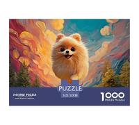 Sinoshow_24085_a_Cute_Little_Pomeranian_Running_in_The_Park_in__407296b5-f08f-4bd0-87dc-d19849d2303e_1 1000 Pièces Casse-tête Amusant, Stimulant Et Cérébral Jeu De Puzzle, Jouets Éducatifs Uniques Et