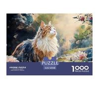 Sinoshow_24085_a_Cute_Long-Haired_Cat_Full-Body_Portrait_Oil_pa_8a2fde92-18a8-406b-8d44-a1f970c6c118_3 1000 Pièces Casse-tête Difficile, Dur, Quasi Impossible Jeu De Puzzle, Jouets Éducatifs Uniques
