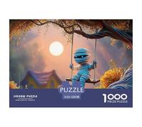 Sinoshow_24085_a_Cute_Mummy_Character_Playing_on_a_Swing_in_The_fe2ab4cf-6b0e-4348-8819-d3b3f366fbaf_2 1000 Pièces Casse-tête Amusant, Stimulant Et Cérébral Jeu De Puzzle, Jouets Éducatifs Uniques Et