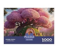 Sinoshow_24085_a_Cute_Pink_Cartoon_House_Under_a_Cherry_Blossom_196a4e1e-616e-4360-ae9d-32a14a32ce22_3 1000 Pièces Casse-tête Stimulant Et Éducatif Puzzle, Jeu Familial Anti-Stress, Jouets Familiaux