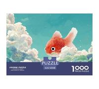 Sinoshow_24085_a_Cute_Red_Goldfish_with_big_Eyes_in_The_Style_o_631d27fb-fd1d-4103-a520-fdfba73cc02b_3 1000 Pièces Puzzles Difficile, Dur, Quasi Impossible Puzzle, Jouets Éducatifs Uniques Et Stimula