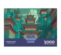 Sinoshow_24085_a_Detailed_Illustration_of_The_Entrance_to_an_an_7d2e60e2-eaa0-4633-9a89-02e297f046ce_4 1000 Pièces Casse-tête Difficile, Dur, Quasi Impossible Puzzle, Jeu Familial Anti-Stress, Cadeau