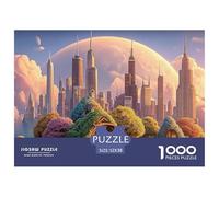 Sinoshow_24085_a_Digital_Art_Piece_of_The_Chicago_Skyline_with__c567a7f6-5ff7-41f4-819f-23f31496ade1_2 1000 Pièces Casse-tête Difficile, Dur, Quasi Impossible Jeu De Puzzle, Cadeau De Noël Aux Images