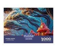 Sinoshow_24085_a_Fantasy_Forest_with_Red_Mushroom_Houses_Hyper-_3910c262-e5f9-46b0-ba47-bf55196a6c18_4 1000 Pièces Puzzles Difficile, Dur, Quasi Impossible Puzzle, Jouets Éducatifs Uniques Et Stimula