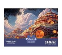 Sinoshow_24085_a_Fantasy_World_with_Cute_Hobbit-Like_Houses_in__de0015f0-4bcc-45e1-9970-c44647b97cf3_1 1000 Pièces Casse-tête Stimulant Et Éducatif Puzzle, Jeu Familial Anti-Stress, Jouets Familiaux