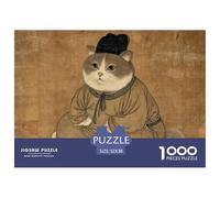 Sinoshow_24085_a_Fat_Cat_in_Ancient_Chinese-Style_Costume_sitti_ccf573f3-f40b-4f4b-bf42-ab4ae50718dd_2 1000 Pièces Casse-tête Difficile, Dur, Quasi Impossible Puzzle, Jouets Éducatifs Uniques Et Stim