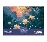 Sinoshow_24085_a_Few_White_gardenias_on_The_Ground_with_Petals__a27ee613-3e64-4211-9915-f515bf8aeb44_2 1000 Pièces Casse-tête Stimulant Et Éducatif Jeu De Puzzle, Jouets Éducatifs Uniques Et Stimulan