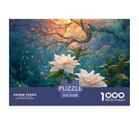 Sinoshow_24085_a_Few_White_gardenias_on_The_Ground_with_Petals__a27ee613-3e64-4211-9915-f515bf8aeb44_4 1000 Pièces Casse-tête Difficile, Dur, Quasi Impossible Puzzle, Jouets Éducatifs Uniques Et Stim