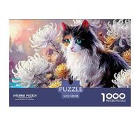Sinoshow_24085_a_Fluffy_Calico_Cat_Sits_Among_Chrysanthemums_in_8dda92a1-5b1e-42a0-a82b-c78d6024fe0c_3 1000 Pièces Casse-tête Stimulant Et Éducatif Jeu De Puzzle, Cadeau De Noël Aux Images Éclatantes