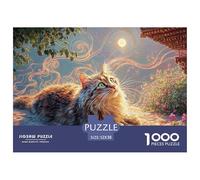 Sinoshow_24085_a_Fluffy_Long-Haired_Cat_basking_in_The_Sunlight_c2f06237-d8aa-4990-9c59-1e65eec18c0d_3 1000 Pièces Casse-tête Amusant, Stimulant Et Cérébral Puzzle, Jouets Éducatifs Uniques Et Stimul