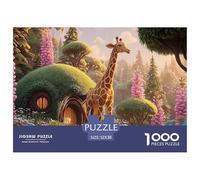 Sinoshow_24085_a_Full-Bodied_Giraffe_in_The_Forest_Surrounded_b_90e595a5-eaa6-4a46-9cb2-d7ad9f94bbb8_1 1000 Pièces Casse-tête Stimulant Et Éducatif Puzzle, Jouets Éducatifs Uniques Et Stimulants,Stre