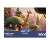 Sinoshow_24085_a_Full-Bodied_Giraffe_in_The_Forest_Surrounded_b_90e595a5-eaa6-4a46-9cb2-d7ad9f94bbb8_1 1000 Pièces Casse-tête Stimulant Et Éducatif Jeu De Puzzle, Jouets Éducatifs Uniques Et Stimulan