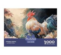 Sinoshow_24085_a_Full-Body_Portrait_of_an_Adorable_Rooster_with_7dac639c-3d9a-4178-bbcd-bf97ed454746_1 1000 Pièces Casse-tête Difficile, Dur, Quasi Impossible Jeu De Puzzle, Cadeau De Noël Aux Images