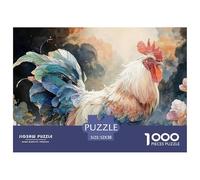 Sinoshow_24085_a_Full-Body_Shot_of_an_Adorable_Rooster_with_bea_1afb2d58-867b-4b9a-a95e-3db10631b986_3 1000 Pièces Casse-tête Difficile, Dur, Quasi Impossible Jeu De Puzzle, Jouets Éducatifs Uniques