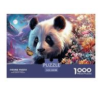 Sinoshow_24085_a_Giant_Panda_in_a_Sea_of_Flowers_with_a_butterf_335b0942-e2c5-4d8e-a738-de14be63a0fd_3 1000 Pièces Casse-tête Difficile, Dur, Quasi Impossible Jeu De Puzzle, Cadeau De Noël Aux Images