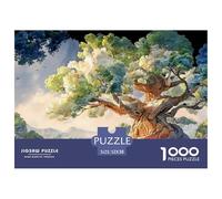 Sinoshow_24085_a_Giant_Tree_with_Lush_Green_Leaves_in_The_Style_369fab41-d149-4760-a0db-1fde60160d8f_2 1000 Pièces Casse-tête Difficile, Dur, Quasi Impossible Jeu De Puzzle, Cadeau De Noël Aux Images