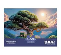 Sinoshow_24085_a_Giant_Tree_with_Lush_Green_Leaves_on_Top_of_th_ef9e83a2-951c-493a-bf24-aaaf9f93cbd7_1 1000 Pièces Puzzles Difficile, Dur, Quasi Impossible Puzzle, Cadeau De Noël Aux Images Éclatante