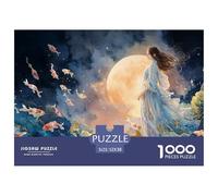 Sinoshow_24085_a_Girl_in_an_Elegant_Dress_Stands_on_The_Edge_of_d5f27fe4-12ae-4056-b8dd-e879212face5_4 1000 Pièces Casse-tête Stimulant Et Éducatif Puzzle, Cadeau De Noël Aux Images Éclatantes, Cadea