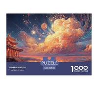 Sinoshow_24085_a_Girl_in_Dark_Stands_on_The_Horizon_Looking_at__4a9c0c34-0f5f-4b11-9d2f-f6d070fd07b1_4 1000 Pièces Casse-tête Stimulant Et Éducatif Jeu De Puzzle, Cadeau De Noël Aux Images Éclatantes