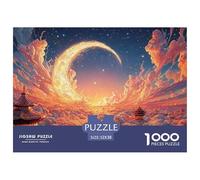 Sinoshow_24085_a_Golden_Yellow_Moon_is_Floating_Above_The_Cloud_a9084df9-a772-4625-98cf-02ed83f9bdb6_1 1000 Pièces Casse-tête Stimulant Et Éducatif Jeu De Puzzle, Cadeau De Noël Aux Images Éclatantes