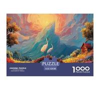 Sinoshow_24085_a_Green_Mountain_Waterfalls_and_Flowers_by_The_s_352e644d-4093-4aa4-84ac-9d2dc0f9bd58_4 1000 Pièces Puzzles Difficile, Dur, Quasi Impossible Puzzle, Jouets Éducatifs Uniques Et Stimula