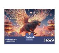 Sinoshow_24085_a_Griffin_with_Black_Scales_and_Fire_in_Its_Eyes_99271c9c-7e48-4194-8dc7-8f36ae9e1ff4_1 1000 Pièces Casse-tête Difficile, Dur, Quasi Impossible Puzzle, Jouets Éducatifs Uniques Et Stim