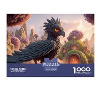 Sinoshow_24085_a_Griffin_with_Black_Scales_and_Fire_in_Its_Eyes_9c70c111-5884-4352-af21-669a05da3a1a_3 1000 Pièces Casse-tête Stimulant Et Éducatif Jeu De Puzzle, Cadeau De Noël Aux Images Éclatantes