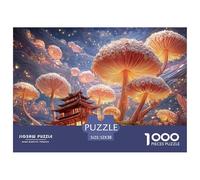 Sinoshow_24085_a_Group_of_Mushrooms_Growing_on_Moss_Surrounded__ab36d96c-d922-4dd6-a627-6378ea3d7a34_3 1000 Pièces Casse-tête Difficile, Dur, Quasi Impossible Puzzle, Jeu Familial Anti-Stress, Cadeau