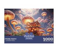 Sinoshow_24085_a_Group_of_Mushrooms_Growing_on_Moss_Surrounded__ab36d96c-d922-4dd6-a627-6378ea3d7a34_2 1000 Pièces Casse-tête Amusant, Stimulant Et Cérébral Puzzle, Jouets Éducatifs Uniques Et Stimul