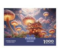 Sinoshow_24085_a_Group_of_Mushrooms_Growing_on_Moss_Surrounded__ab36d96c-d922-4dd6-a627-6378ea3d7a34_2 1000 Pièces Casse-tête Stimulant Et Éducatif Jeu De Puzzle, Jeu Familial Anti-Stress, Cadeaux D'