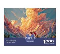 Sinoshow_24085_a_House_in_The_Mountains_with_Green_Grass_and_FL_41ed6670-a56d-4679-b656-774f05d3a450_1 1000 Pièces Casse-tête Amusant, Stimulant Et Cérébral Jeu De Puzzle, Jeu Familial Anti-Stress, J