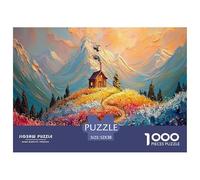 Sinoshow_24085_a_House_Surrounded_by_Colorful_Flowers_on_The_to_ab1961fa-9fe5-4b92-ae42-988a09971d8d_3 1000 Pièces Puzzles Difficile, Dur, Quasi Impossible Jeu De Puzzle, Jouets Éducatifs Uniques Et